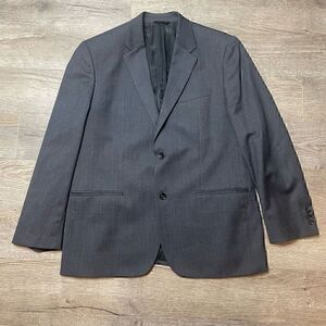 Banana Republic Blazer Jacket Mens 44R Grey 2 Button Sport Coat 100% Wool